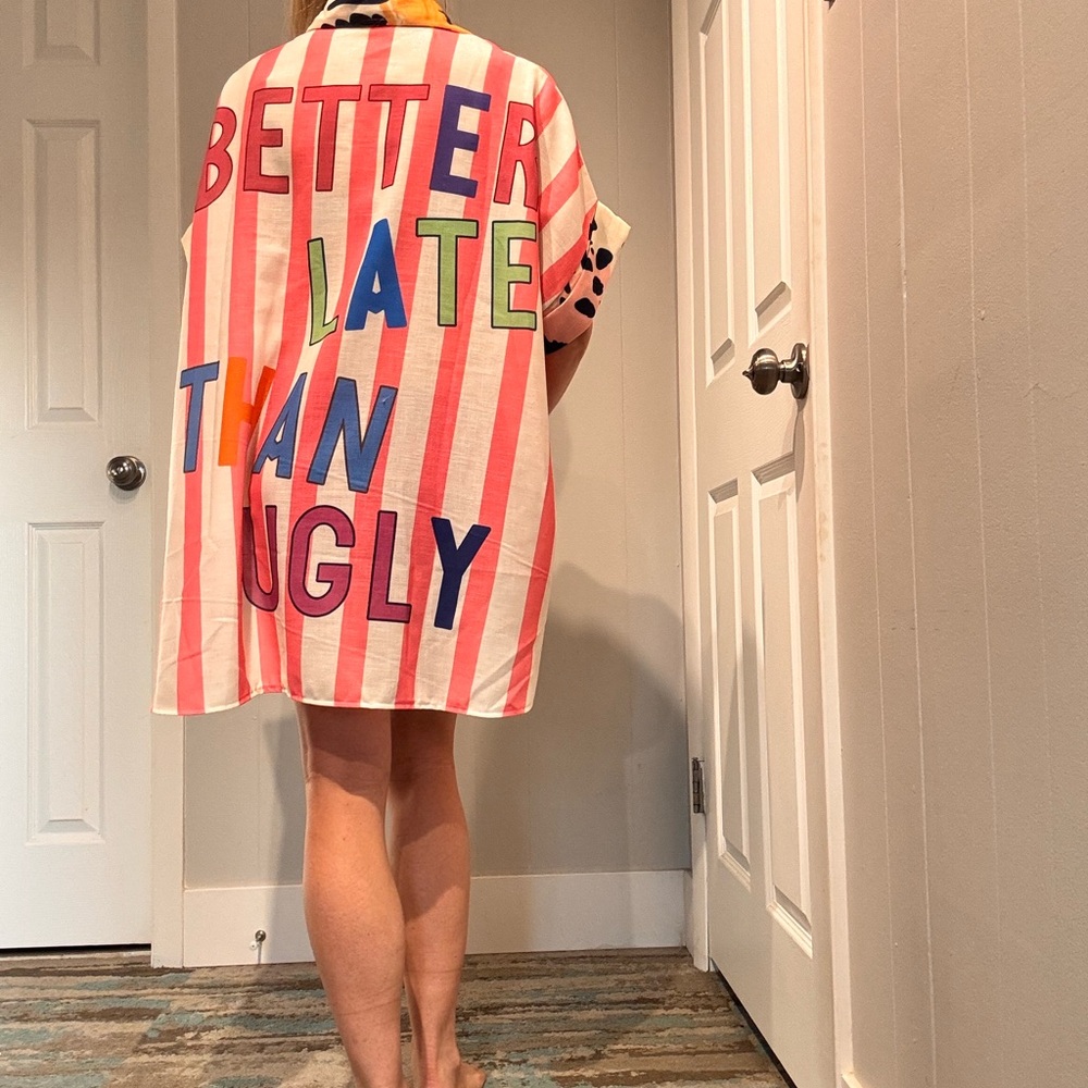 Striped Multicolor Graphic Skirt